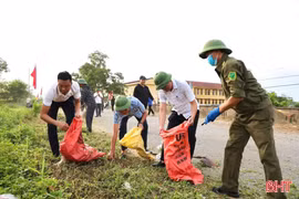 Các địa phương Hà Tĩnh đồng loạt ra quân làm xanh - sạch - đẹp môi trường
