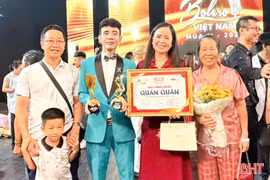 Ca sĩ người Hà Tĩnh đạt giải Quán quân Tiếng hát Bolero Việt Nam mùa 2