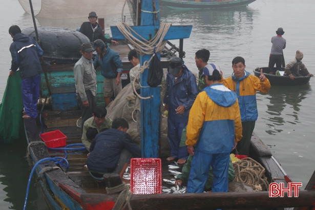 Hối hả những ngày cuối năm ở cảng cá Cửa Sót
