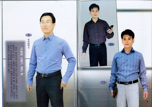 Triều Tiên trình làng trang phục ăn được khi đói