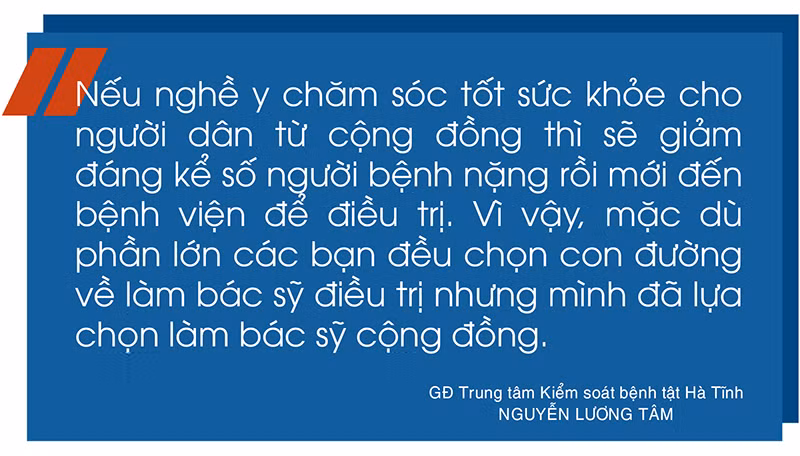 “Tôi chọn làm bác sĩ cộng đồng”