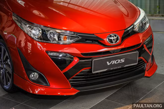 Toyota Vios 2019 ra mắt Malaysia, giá từ 18.700 USD