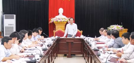 Phó Chủ tịch UBND tỉnh Nguyễn Nhật: Sở GTVT chưa bám nắm cơ sở để đốc thúc các địa phương đẩy nhanh tiến độ GPMB Phó Chủ tịch UBND tỉnh Nguyễn Nhật: Sở GTVT chưa bám nắm cơ sở để đốc thúc các địa phương đẩy nhanh tiến độ GPMB