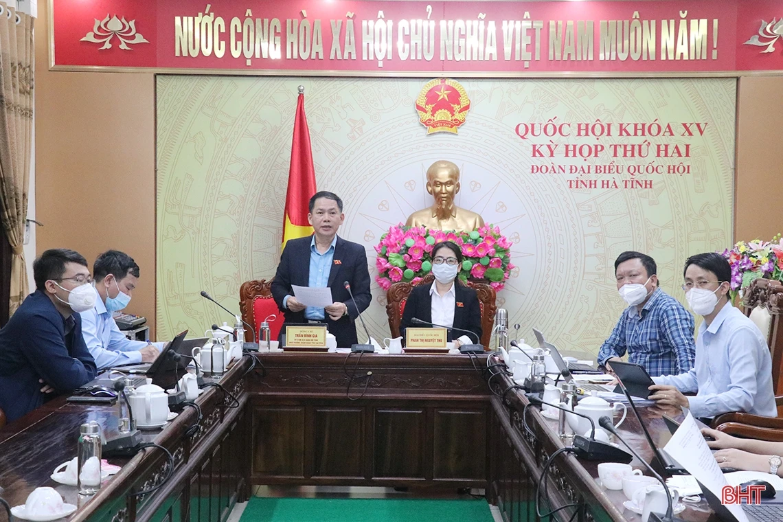 Đại biểu Quốc hội Hà Tĩnh góp ý về dự án Luật Thống kê sửa đổi, bổ sung