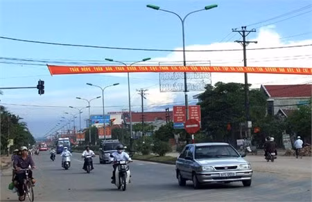 Một góc đường phố Thạch Linh hôm nay