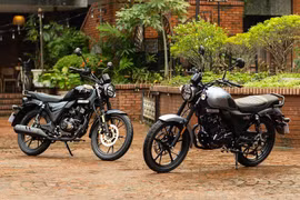 Suzuki GN160 - xe côn tay phong cách cổ điển giá 2.000 USD