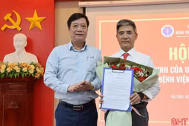 Giám đốc Trung tâm Y tế Thạch Hà làm Giám đốc Bệnh viện Y học cổ truyền Hà Tĩnh