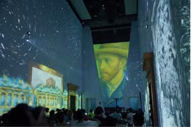 165 tác phẩm Van Gogh được tái hiện bằng công nghệ trình chiếu