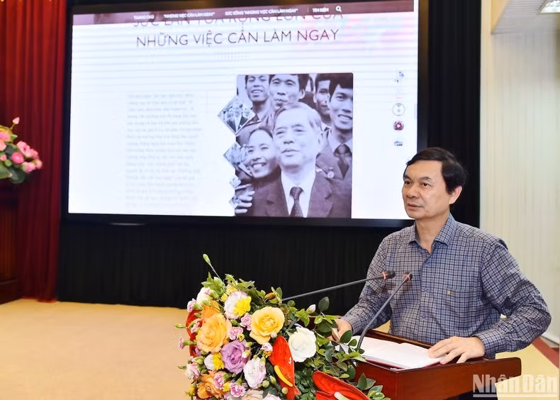 Khai trương Trang thông tin đặc biệt Tổng Bí thư Nguyễn Văn Linh và “Những việc cần làm ngay”