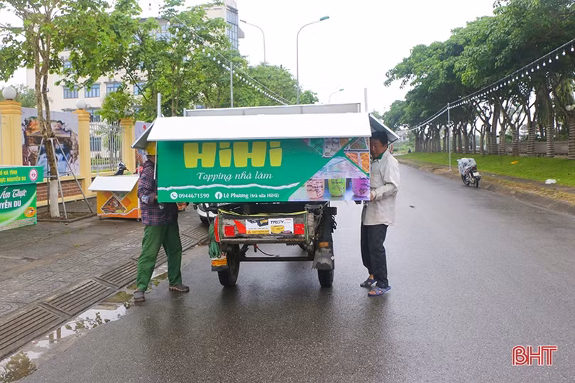 Gấp rút chuẩn bị khai trương phố chuyên doanh đầu tiên ở Hà Tĩnh