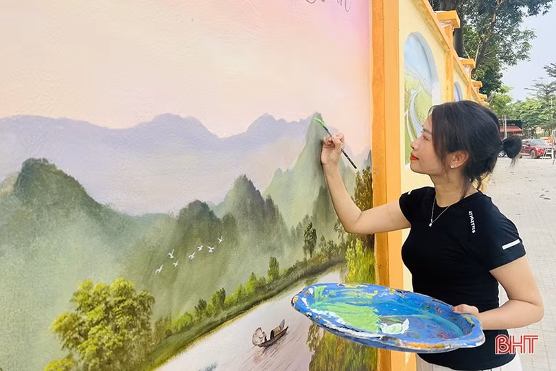 Gấp rút chuẩn bị khai trương phố chuyên doanh đầu tiên ở Hà Tĩnh