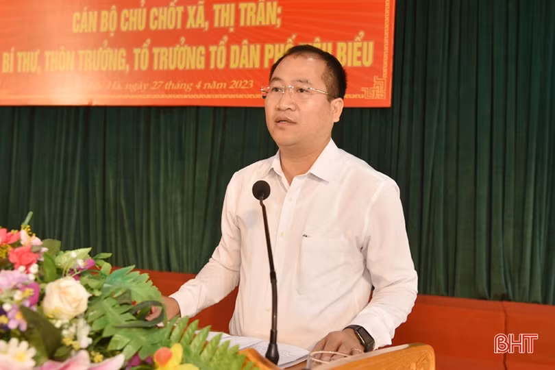 Cán bộ chủ chốt cấp xã, thôn ở Lộc Hà tâm huyết góp ý giải pháp phát triển