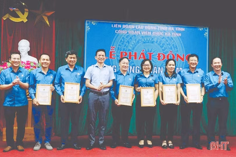Công đoàn Viên chức tỉnh phát động Tháng Công nhân