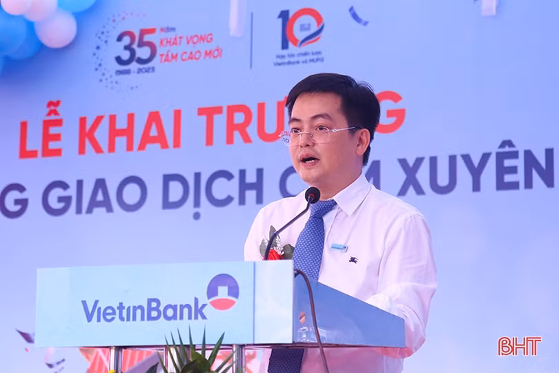 VietinBank Hà Tĩnh khai trương phòng giao dịch mới ở Cẩm Xuyên