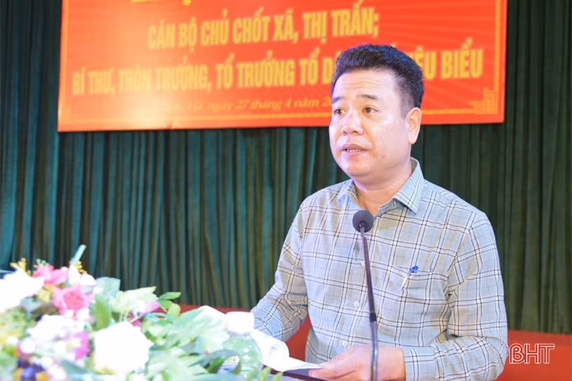 Cán bộ chủ chốt cấp xã, thôn ở Lộc Hà tâm huyết góp ý giải pháp phát triển