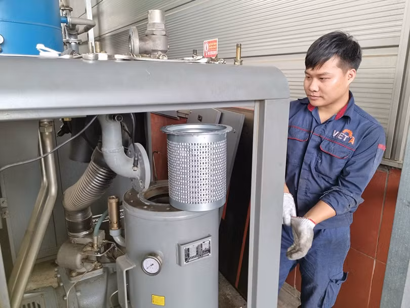 Việt Á - Hệ thống khí nén tiết kiệm năng lượng cho sản xuất công nghiệp
