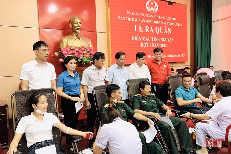 Hương Sơn thu về 298 đơn vị máu tình nguyện