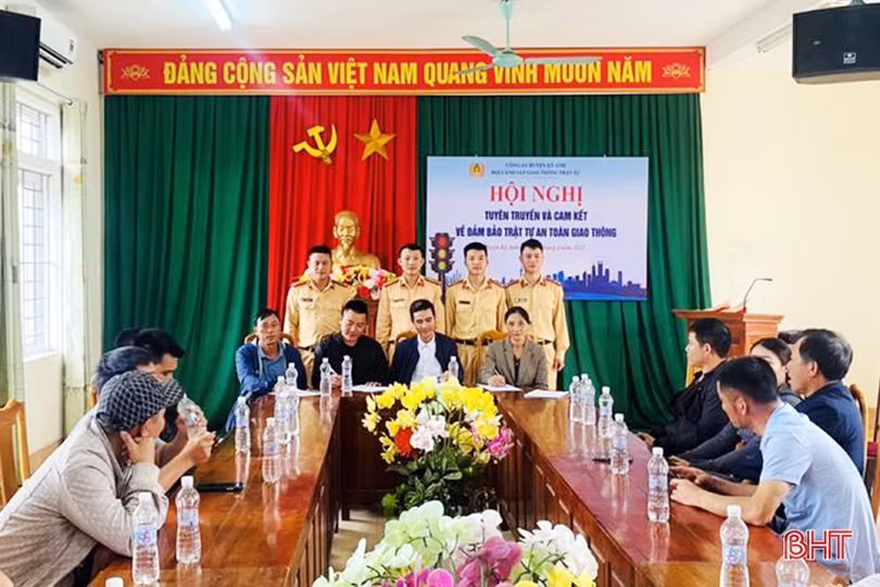 Công an huyện Kỳ Anh xử phạt 667 trường hợp vi phạm trật tự ATGT