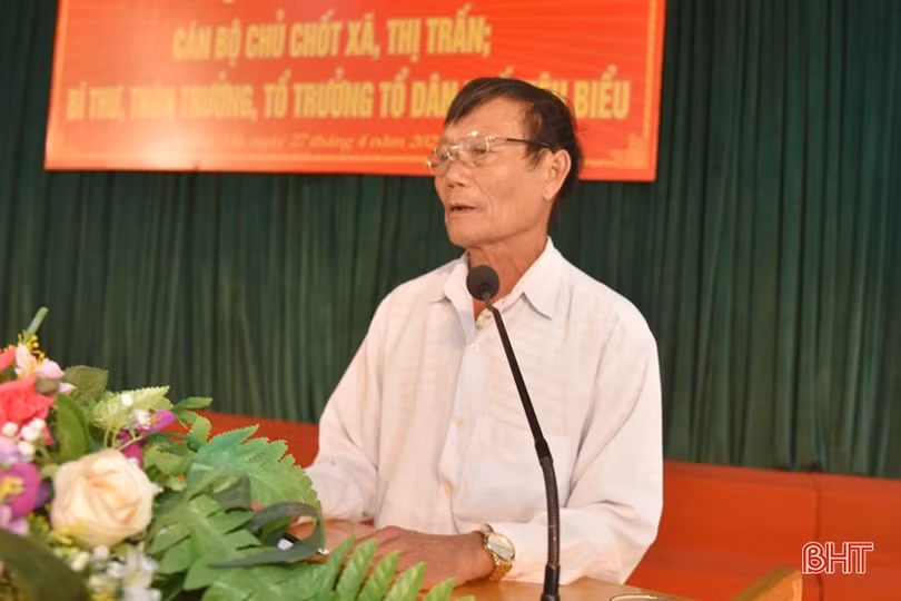 Cán bộ chủ chốt cấp xã, thôn ở Lộc Hà tâm huyết góp ý giải pháp phát triển