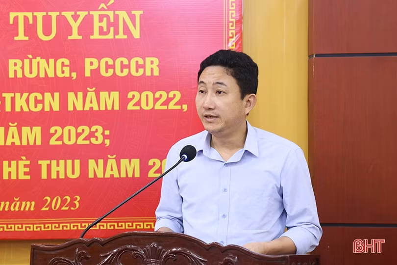 Tập trung cao phòng chống cháy rừng, ứng phó với thiên tai