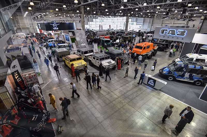 nhung mau xe dia hinh an tuong tai trien lam moscow off road show 2017