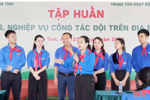Nâng cao chất lượng cho cán bộ phụ trách thiếu nhi
