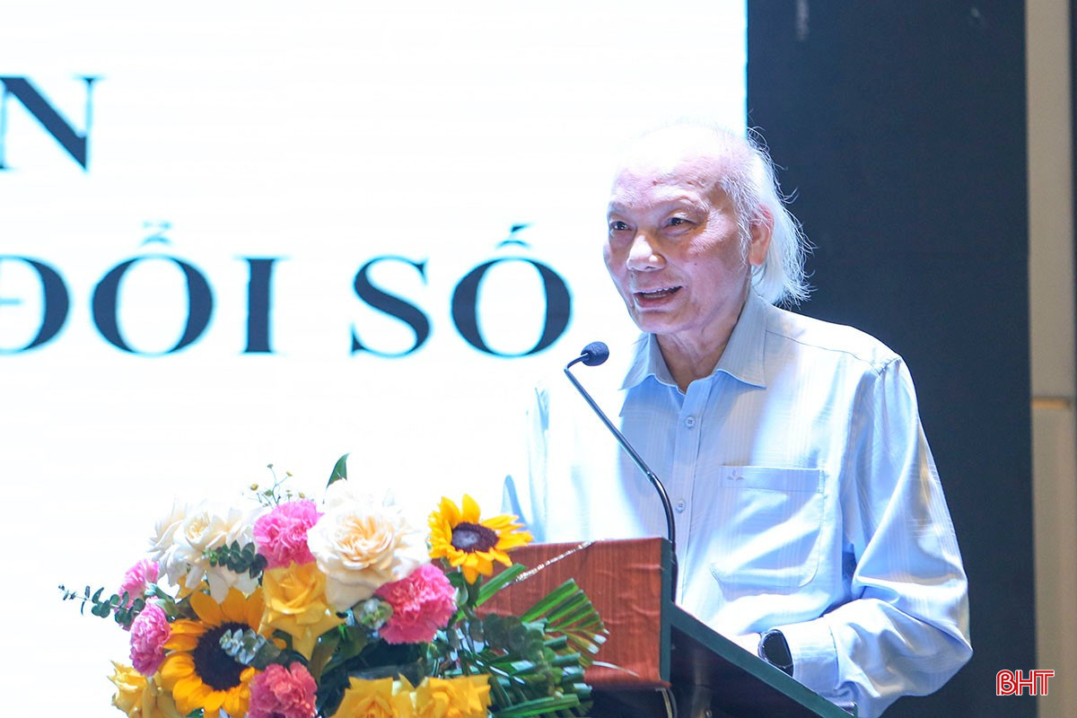 GS-TSKH Nguyễn Mại – Chủ tịch Hiệp hội Doanh nghiệp đầu tư nước ngoài (VAFIE) "hiến kế" phát triển du lịch Hà Tĩnh tại Hội thảo "“Phát triển du lịch xanh bền vững tại Hà Tĩnh” dịp cuối năm 2024. bqbht_br_a8-4133.jpg