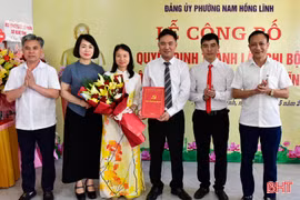 Thành lập chi bộ Đảng trong doanh nghiệp ở phường Nam Hồng Lĩnh