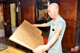 Khám phá 17 sắc phong lưu giữ tại nhà thờ họ ở Nam Hồng Lĩnh