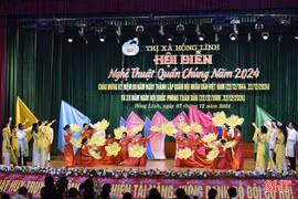 Gần 300 diễn viên tham gia Hội diễn Nghệ thuật quần chúng TX Hồng Lĩnh