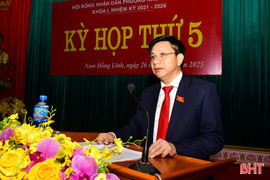 HĐND phường Nam Hồng Lĩnh xem xét thông qua nhiều nghị quyết quan trọng