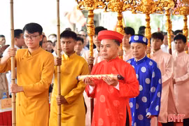 Trang trọng lễ Giỗ Quốc Tổ Hùng Vương ở Hà Tĩnh