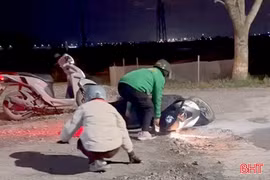 Vì sao nhiều người đi xe máy trượt ngã trên con đường lớn ở Bắc Hồng Lĩnh?