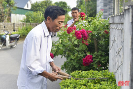 Bí thư chi bộ tâm huyết xây dựng khu dân cư mẫu