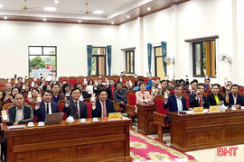 Địa phương đầu tiên ở Hà Tĩnh tổ chức thi tìm hiểu các nghị quyết của Đảng