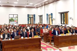 Địa phương đầu tiên ở Hà Tĩnh tổ chức thi tìm hiểu các nghị quyết của Đảng