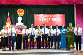 Ông Nguyễn Thăng Long được bầu giữ chức Chủ tịch HĐND phường Bắc Hồng Lĩnh