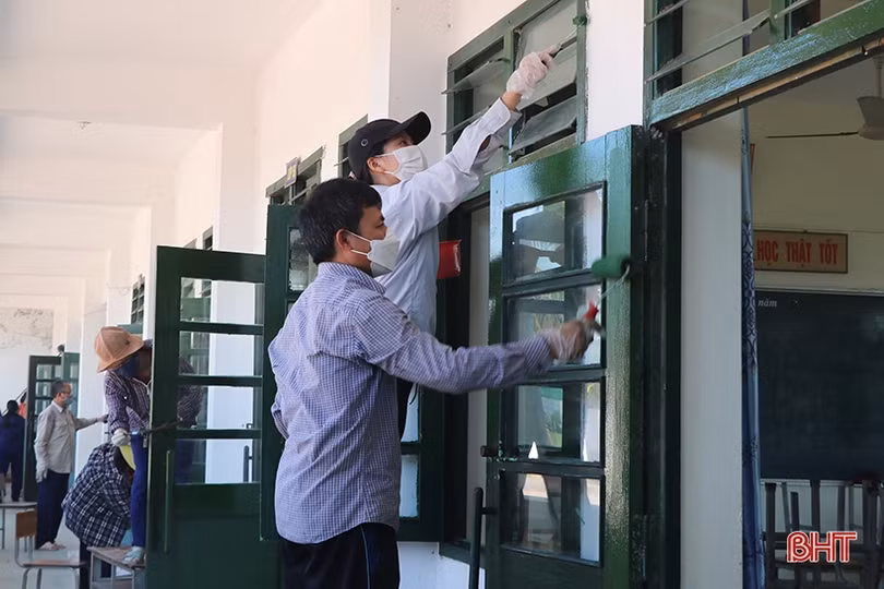 Các trường học ở Hà Tĩnh sẵn sàng đón học sinh lớp 1 tựu trường