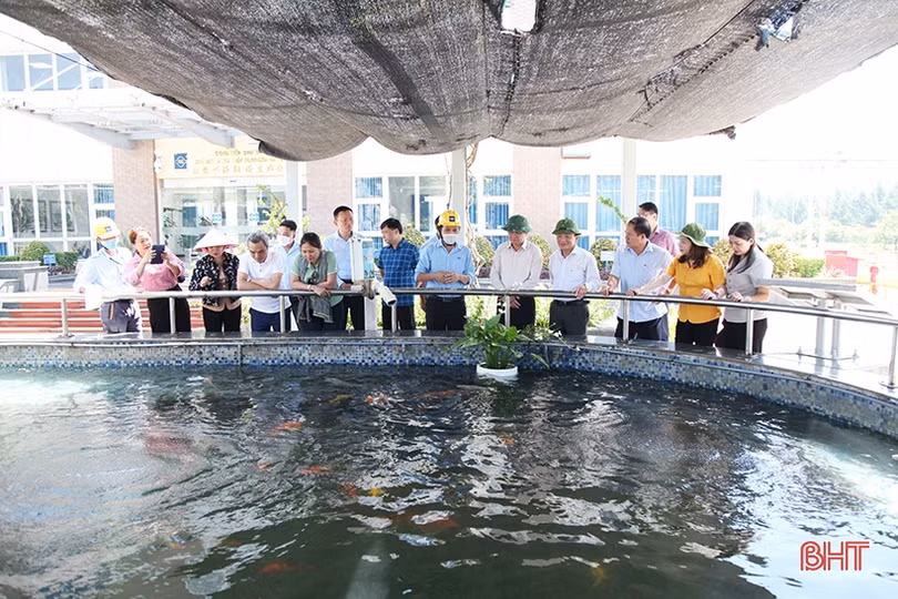 Đoàn công tác HĐND tỉnh Yên Bái ấn tượng với phong trào xây dựng NTM của Hà Tĩnh