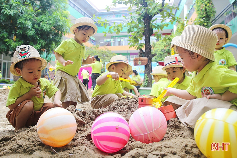 Độc đáo lễ hội cát SANDY WEEK” của các bé mầm non Trí Đức