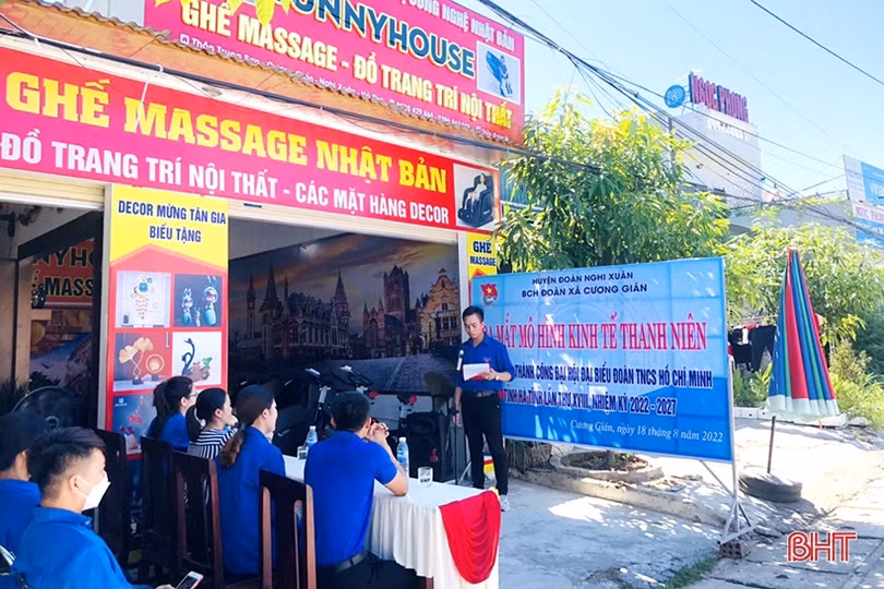 Ra mắt mô hình kinh tế của thanh niên vùng biển Nghi Xuân