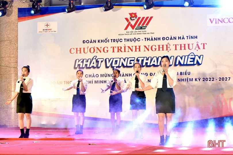 Đặc sắc chương trình nghệ thuật chào mừng thành công Đại hội Đoàn toàn tỉnh Hà Tĩnh