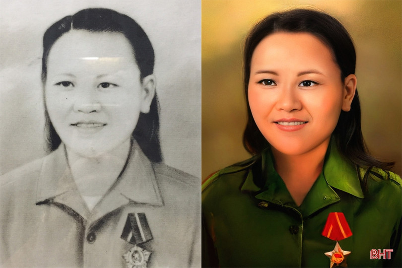 Xem ảnh phục dựng chân dung 10 liệt nữ TNXP Ngã ba Đồng Lộc