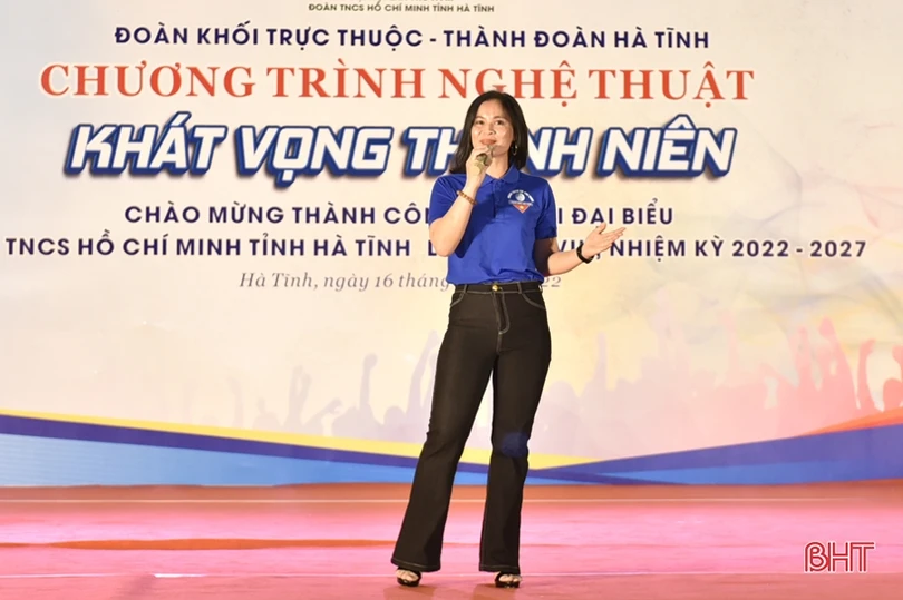 Đặc sắc chương trình nghệ thuật chào mừng thành công Đại hội Đoàn toàn tỉnh Hà Tĩnh