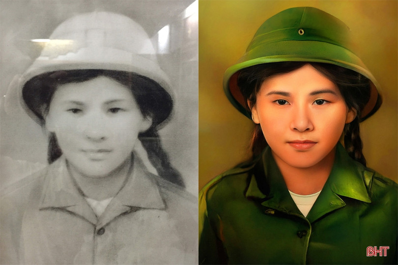 Xem ảnh phục dựng chân dung 10 liệt nữ TNXP Ngã ba Đồng Lộc