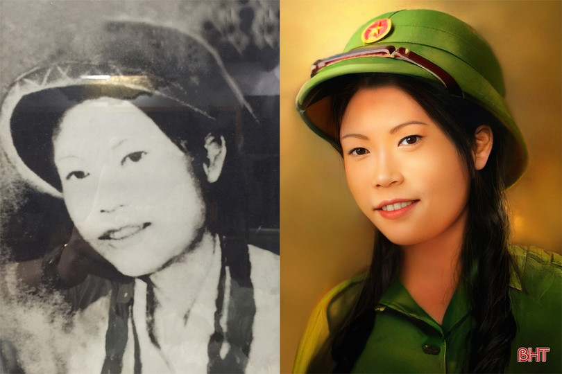 Xem ảnh phục dựng chân dung 10 liệt nữ TNXP Ngã ba Đồng Lộc