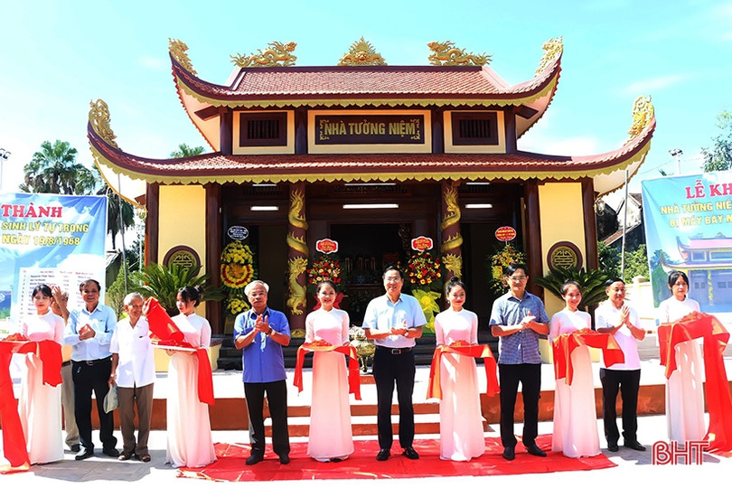 Khánh thành nhà tưởng niệm tại Di tích Chứng tích tội ác chiến tranh Trường cấp III Lý Tự Trọng