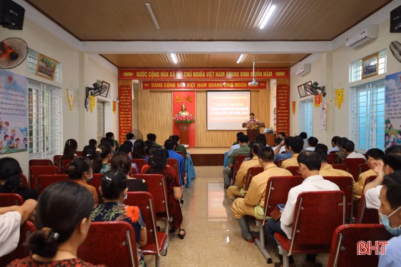 Ra mắt mô hình “Tổ liên gia an toàn PCCC và điểm chữa cháy công cộng” đầu tiên ở TP Hà Tĩnh