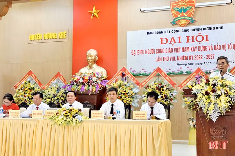 Đồng bào công giáo Hương Khê tích cực tham gia phong trào thi đua yêu nước