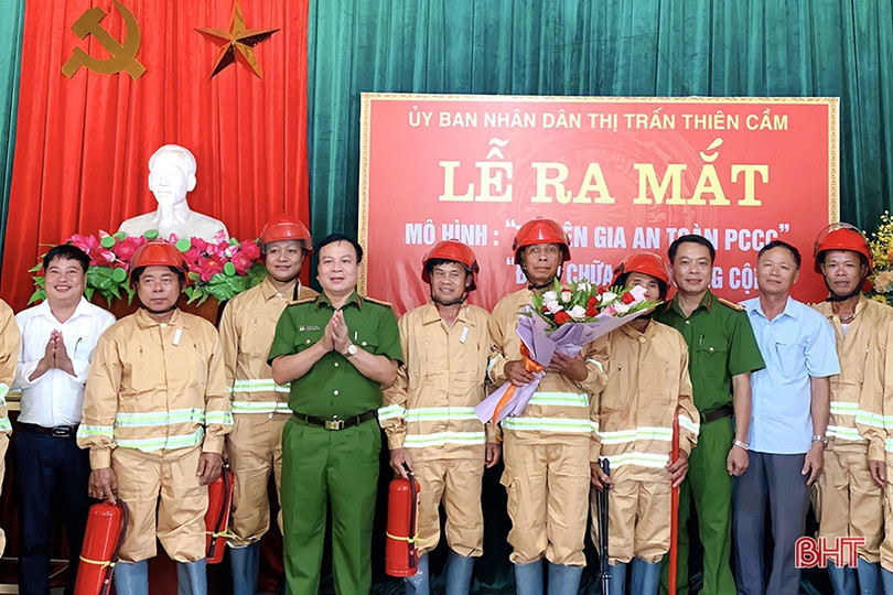 Ra mắt mô hình “Tổ liên gia an toàn PCCC” đầu tiên ở Cẩm Xuyên